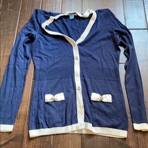 Lilly Pulitzer pearl cardigan